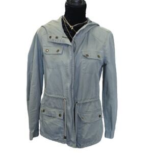 Anthro Life in Progress Green Utility Jacket Small